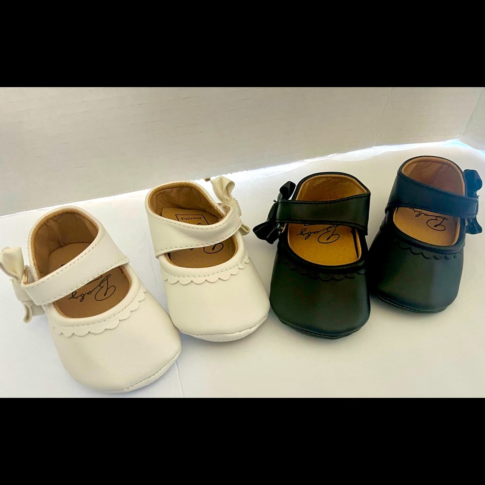 Baby Girl Soft Mary Jane Strap Slip one